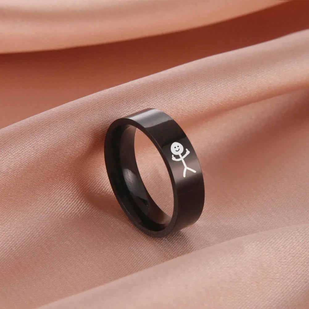 Stickman Band Ring