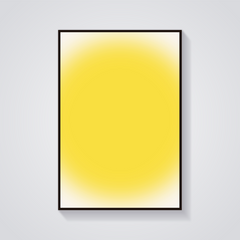 Sunshine Yellow Gradient Poster