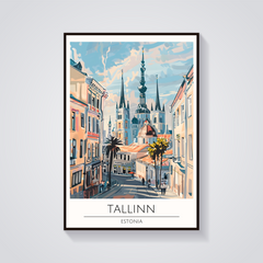 Tallinn Estonia View Poster
