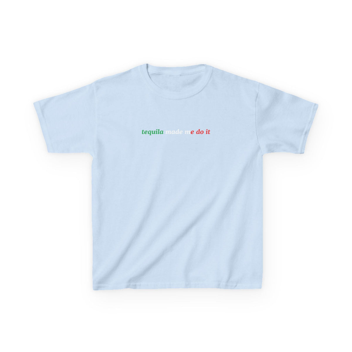 Y2K Tequila Made Me Do It Baby Tee