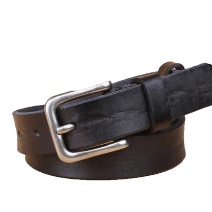 Thin Y2K Leather Belt