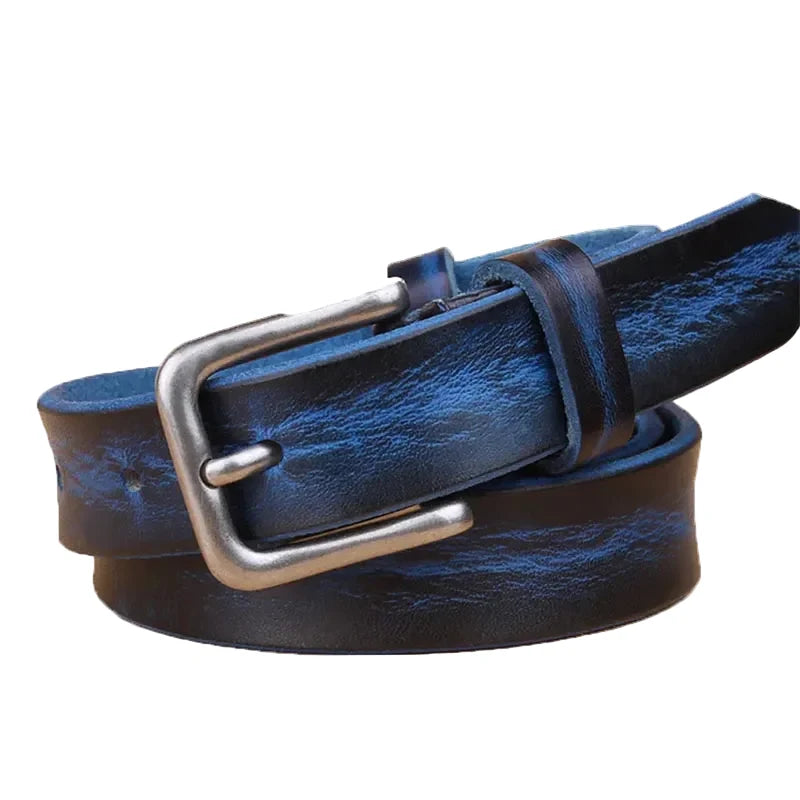Thin Y2K Leather Belt