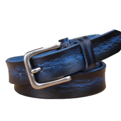 Thin Y2K Leather Belt