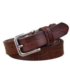 Thin Y2K Leather Belt