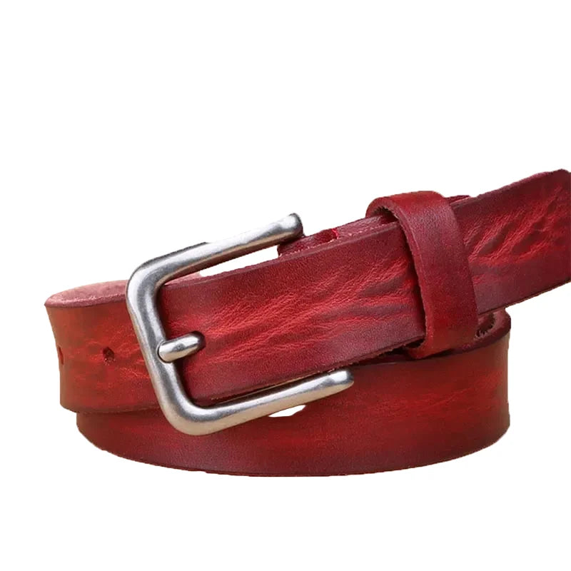 Thin Y2K Leather Belt