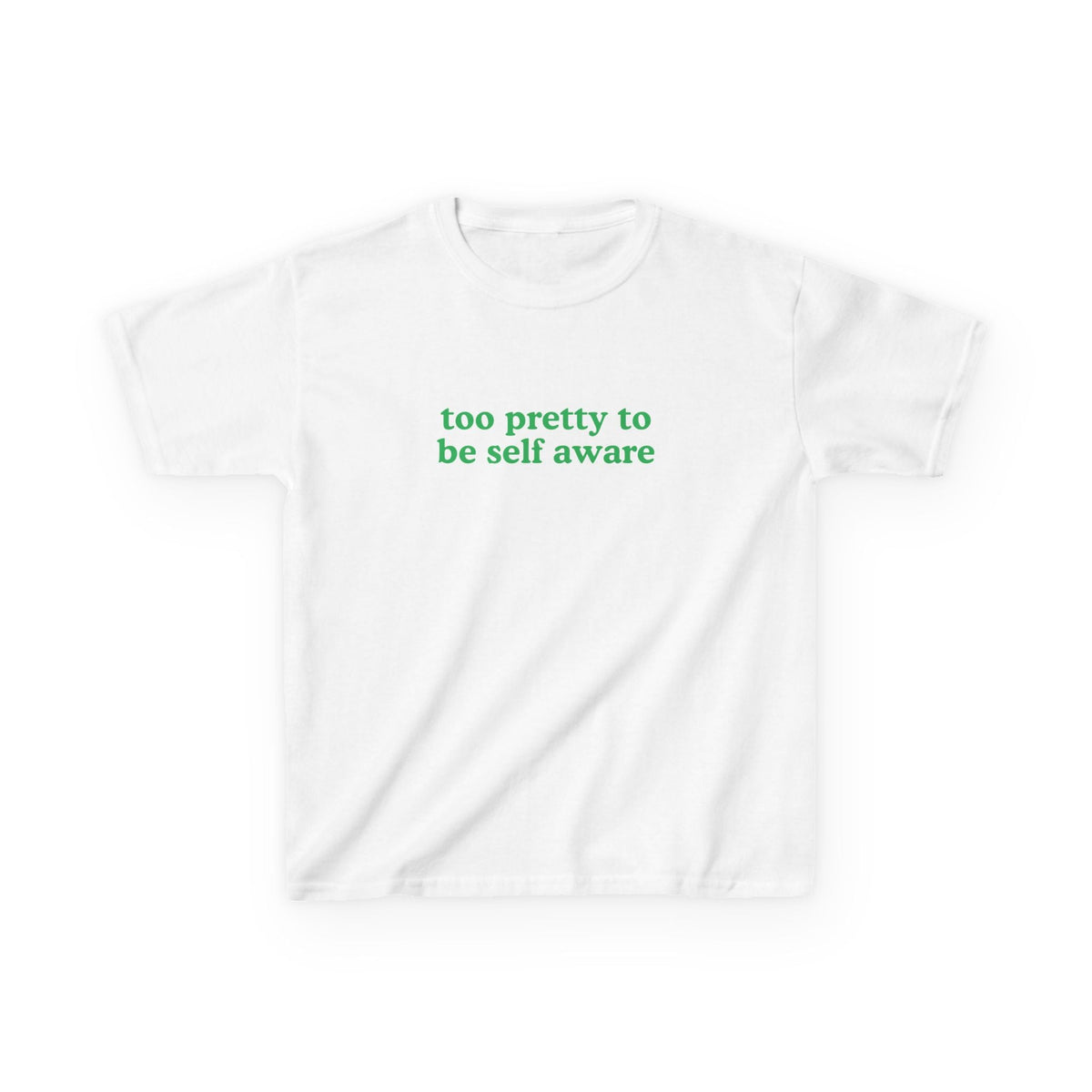 Too Pretty to be Self Aware Brat Baby Tee