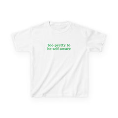 Too Pretty to be Self Aware Brat Baby Tee