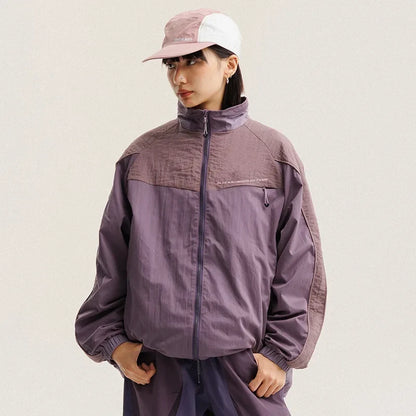 Unisex Y2K Baggy Outdoor Splice Design Hooded Waterproof Jacket Coat