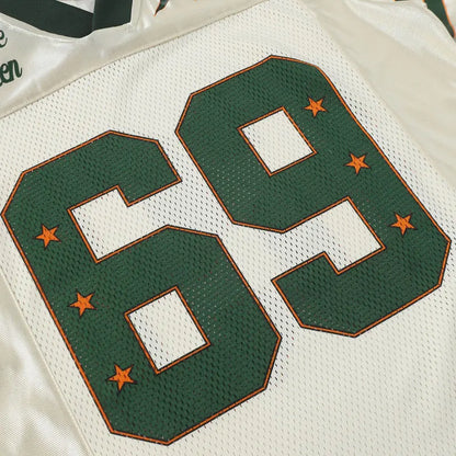 Vintage Mesh "69" Y2K Football Jersey