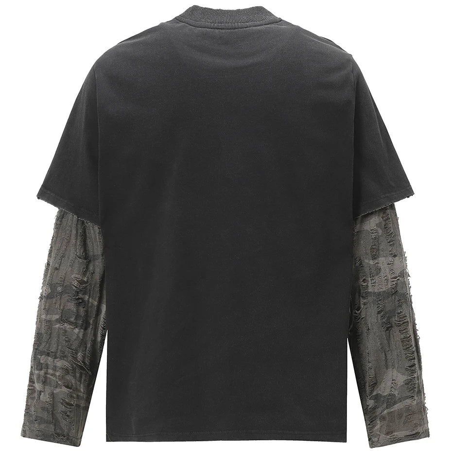 Vintage Y2K Target Graphic Long Mock Sleeve Top