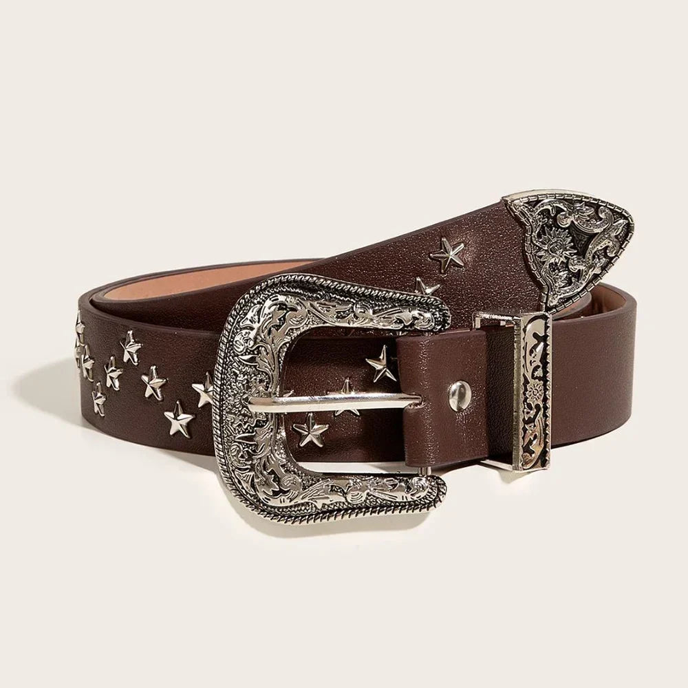 Western Y2K Cowboy Buckle Belt