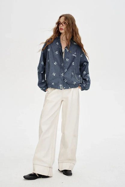 Windbreaker Y2K Minimalist Block Baseball Bomber Jacket