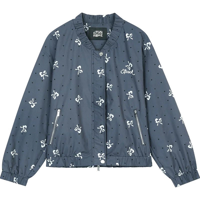 Windbreaker Y2K Minimalist Block Baseball Bomber Jacket