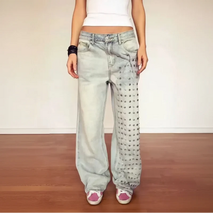 Womens Baggy Denim Y2K Jeans