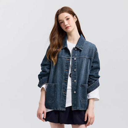 Womens Y2K Elegant Spring Denim Jacket
