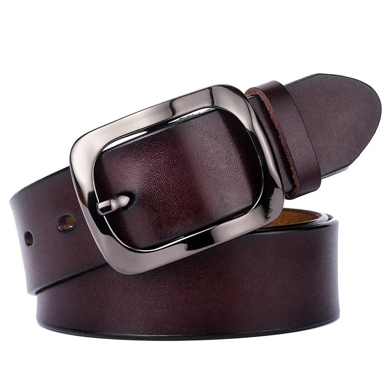 Womens Y2K Leather Belt