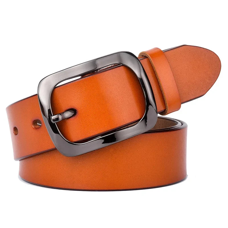 Womens Y2K Leather Belt
