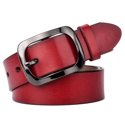 Womens Y2K Leather Belt