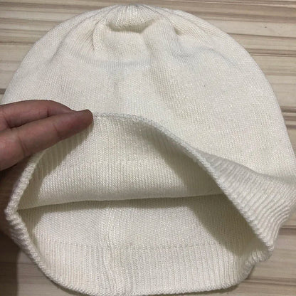 Womens Y2K Rhinestone Beanie