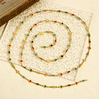 Y2K 1 Meter Geometric Necklace