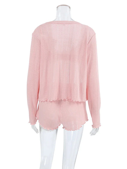 Y2K 3 Piece Set Pyjamas