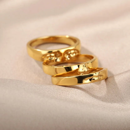 Y2K 3 Piece Set Vintage Aesthetic Portrait Ring