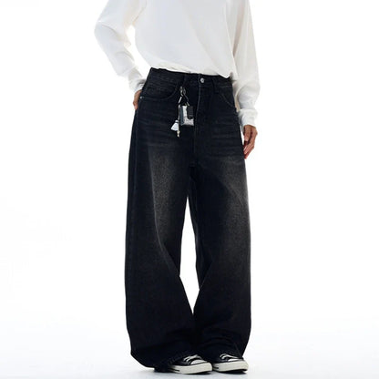 Y2K 77 Star Patchwork Embroidered Baggy Jeans