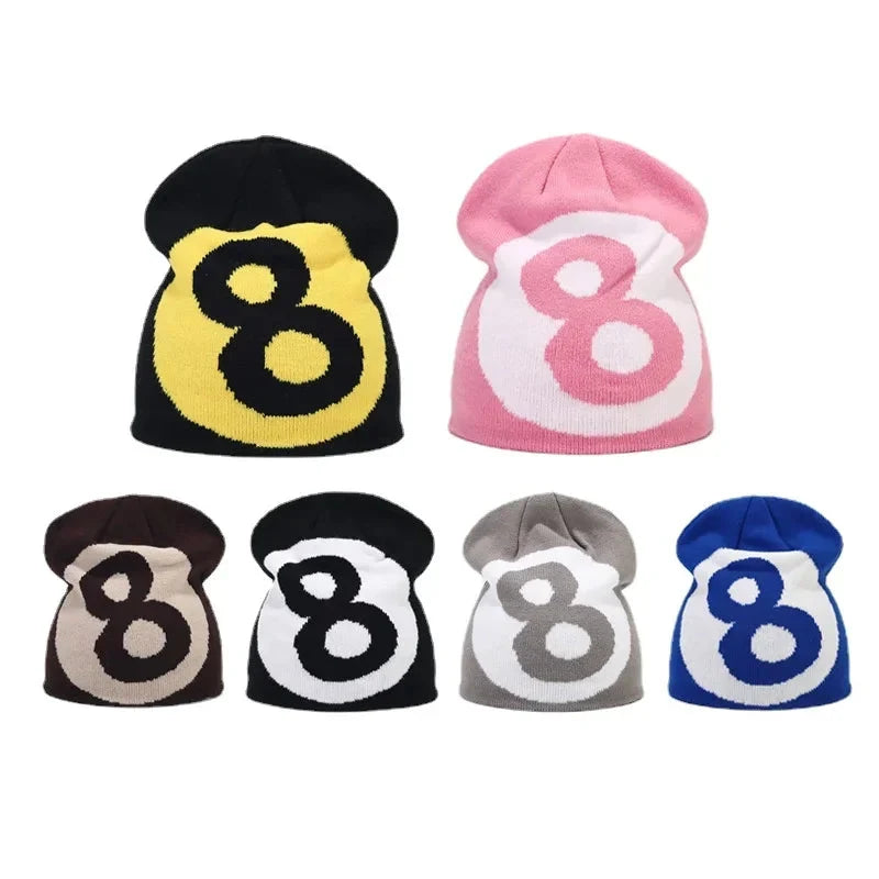 Y2K 8 Ball Beanie