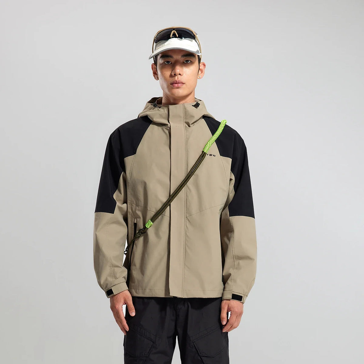 Y2K Adjustable Waterproof Windbreaker Jacket