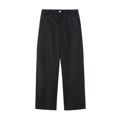 Y2K Arc Shaped Baggy Trousers