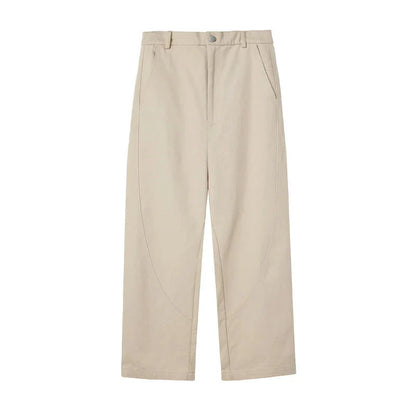 Y2K Arc Shaped Baggy Trousers