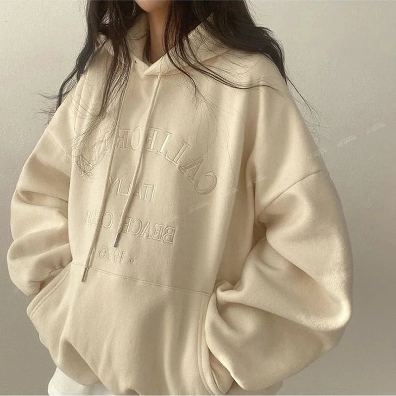 Y2K Baggy Cali Club Womens Hoodie