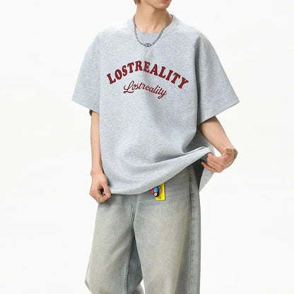 Y2K Baggy "Lost Reality" Graphic T Shirt