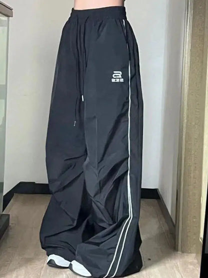 Y2K Baggy Shell Joggers Trousers