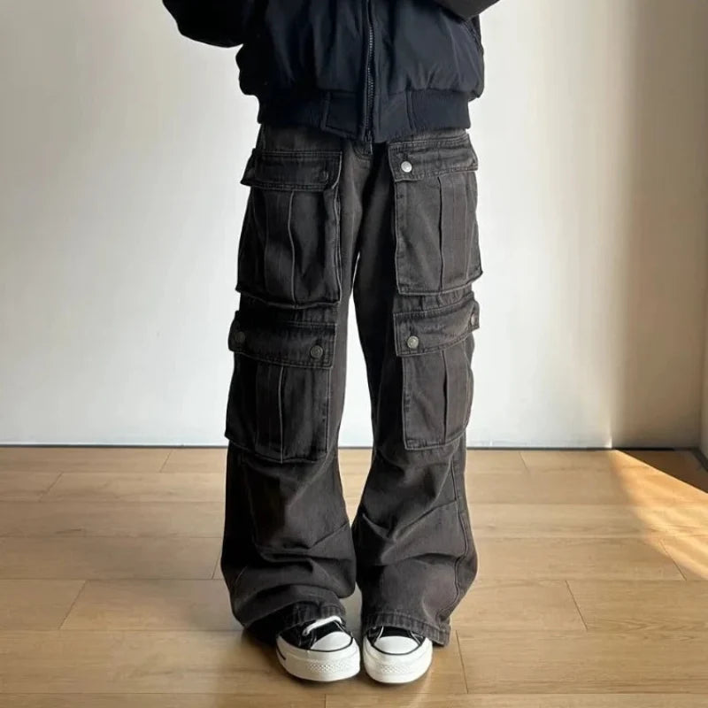 Y2K Baggy Wide Leg Cargos