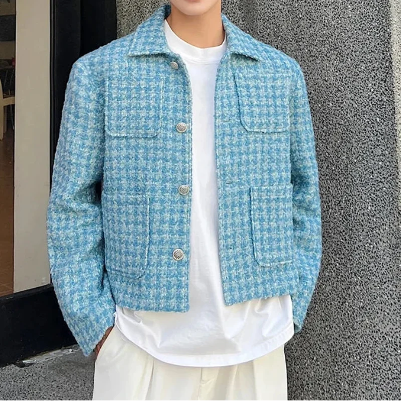 Y2K Blue Star Distressed Spring Jacket