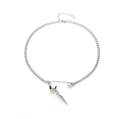 Y2K Bobby Pin Necklace
