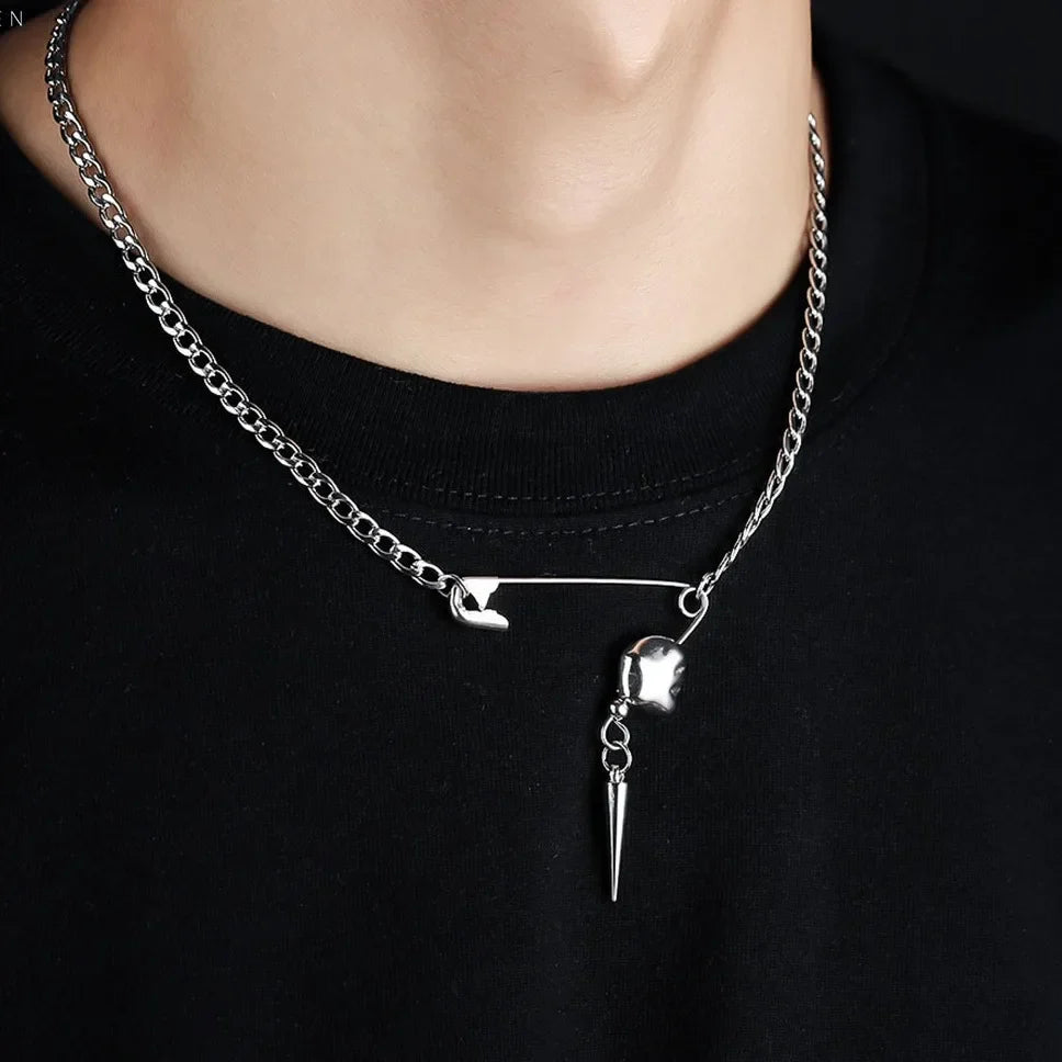 Y2K Bobby Pin Necklace