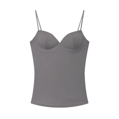 Y2K Bodycon Backless Low Cut Crop Top