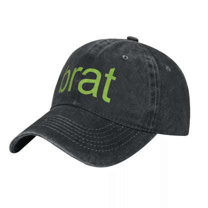 Y2K Brat Print Baseball Cap