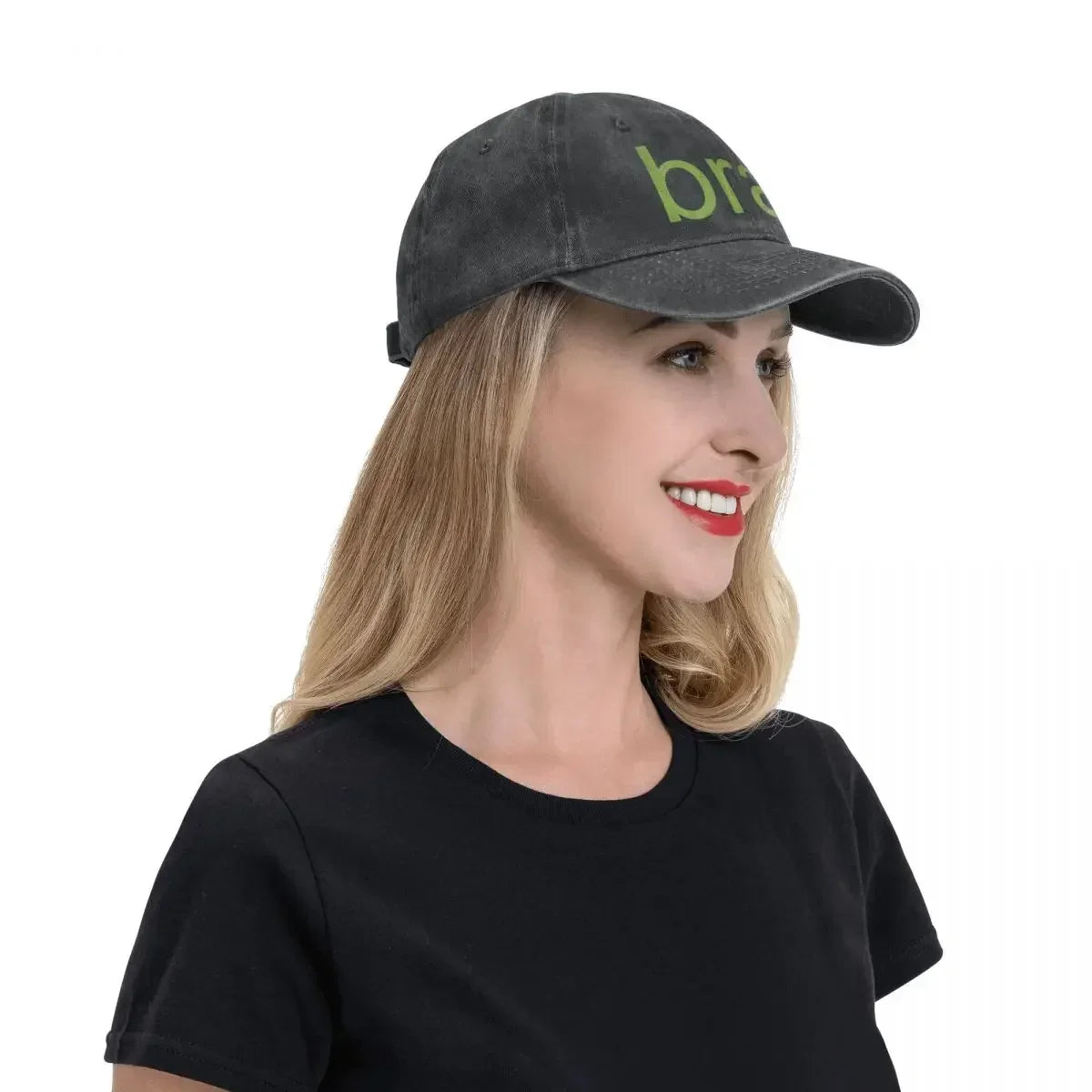 Y2K Brat Print Baseball Cap