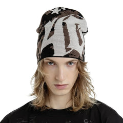 Y2K Camo 40 Graphic Beanie