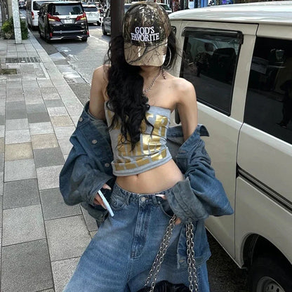 Y2K Camo God's Favourite Baseball Cap