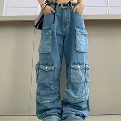 Y2K Cargo Pocket Jeans