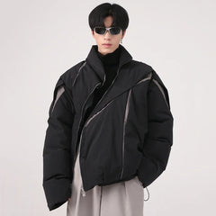 Y2K "Carved Apart" Padded Coat