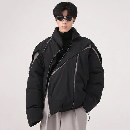 Y2K "Carved Apart" Padded Coat