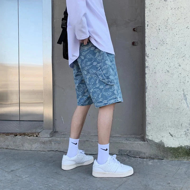 Y2K Light Washed faded Denim Shorts Jorts