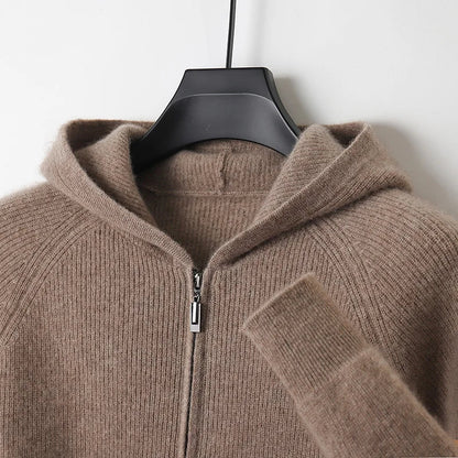 Y2K Casual Long Sleeve Hooded Cardigan