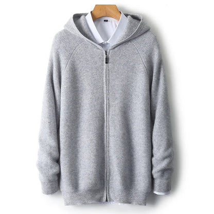 Y2K Casual Long Sleeve Hooded Cardigan
