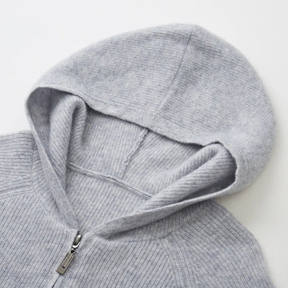 Y2K Casual Long Sleeve Hooded Cardigan